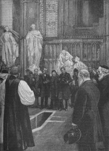 Beerdigung von William Ewart Gladstone in der Westminster Abbey, London, 1898 von Unbekannt