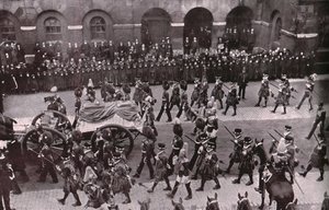 Trauerzug von König Edward VII., Whitehall, London, 20. Mai 1910