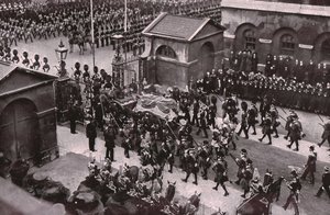 Trauerzug von König Edward VII., Whitehall, London, 20. Mai 1910 von Unbekannt