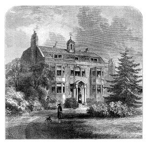 Gads Hill Place, die Residenz von Charles Dickens, Higham, Kent, späte 19. Jahrhundert von Unbekannt