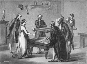 Galvanis Entdeckung, 1780 von Unbekannt