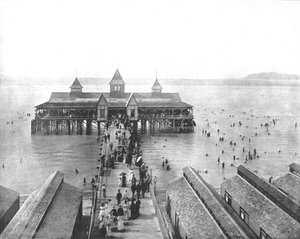 Garfield Beach, Großer Salzsee, Utah, USA, ca. 1900
