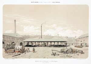 Allgemeine Industrieszenen Kohlelager, St. Leonard, Lüttich, Belgien von Unbekannt