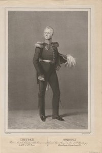 General Iwan Sawwitsch Gorgoli, Chef der Polizei von St. Petersburg, 1822