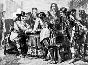 General Monck erklärt ein freies Parlament, 1660 um 1905
