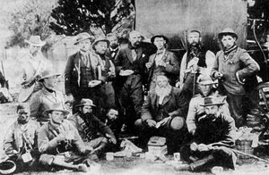 General Piet Joubert 1831-1900 und Stab, spätes 19. Jahrhundert 1935