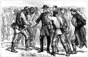 General Robert E. Lees Abschied von seinen Soldaten, 1865, um 1880