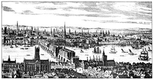 Gesamtansicht von London, 1666, 1909