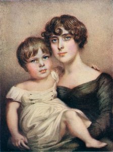 George Dacres Patterson und seine Mutter, Eleanor Dacres Patterson, 1815 von Unbekannt