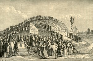 George III. und Königin Charlotte bei Eton Montem, 1778, 1911 von Unbekannt