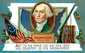 George Washington 1732-1799, amerikanischer Präsident, 18. Jahrhundert