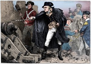George Washington bei der Belagerung von Yorktown, Virginia, 1781 ca. 1880