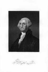 George Washington, der erste Präsident der Vereinigten Staaten, 1872