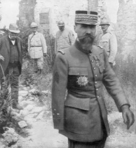 Georges Clemenceau und General Gouraud, 6. Juli 1918