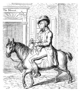 Georgey auf einem Steckenpferd, 1796