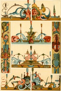 Deutsche Renaissance-Wandmalerei und Ornament in Stein und Holz, 1898