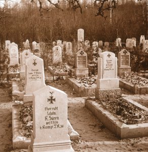Deutscher Friedhof, Carlepont, Nordfrankreich, ca. 1914-1918
