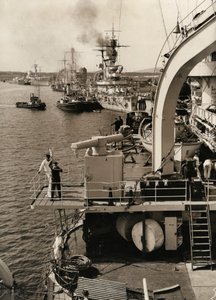 Besuch der deutschen Flotte in Swinemünde, 1933