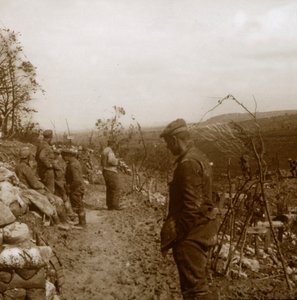 Deutsche Frontlinie, Verdun, Nordfrankreich, um 1914-1918