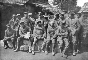 Deutsche Kriegsgefangene, Ypern, Belgien, 1914