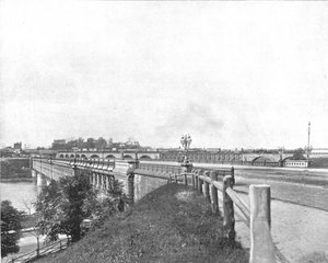 Girard Avenue Brücke, Philadelphia, USA, um 1900