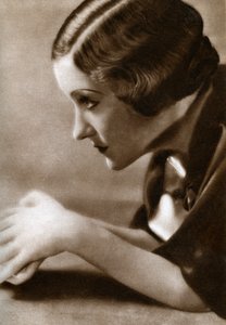 Gloria Swanson, amerikanische Schauspielerin, 1933
