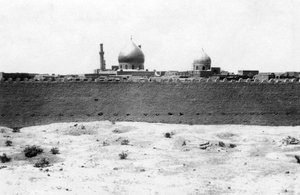 Goldene Kuppel der Samarra-Moschee, Mesopotamien, 1918