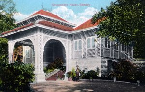 Regierungshaus, Bombay, Indien, frühes 20. Jahrhundert von Unbekannt