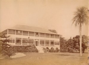 Regierungshaus, in der Nähe von Kingston, Jamaika, frühes 20. Jahrhundert