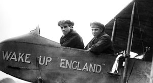Graham White und RT Gates, britische Pionierflieger von Unbekannt