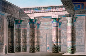 Großer Tempel, Insel Philae, Nubien, Ägypten, 19. Jahrhundert