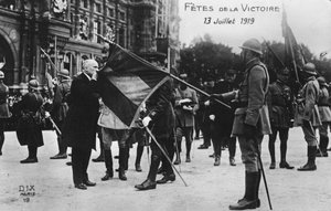 Große Siegesparade, Paris, Frankreich, 14. Juli 1919 von Unbekannt