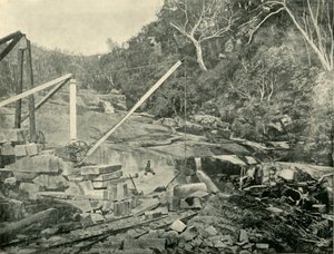 Granitsteinbrüche, Trawool, Victoria, 1901 von Unbekannt