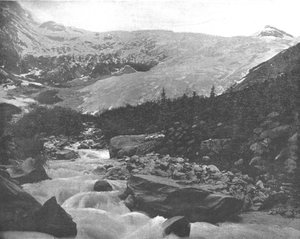 Großer Gletscher, Selkirk Mountains, Kanada, um 1900