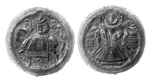 Großes Siegel von Königin Elisabeth I., 16. Jahrhundert, 1896 von Unbekannt