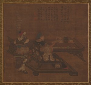 Guan Yu und Zhou Cang von Unbekannt