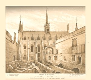 Nordseite der Guildhall, 1882-83, 1886 von Unbekannt
