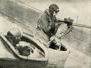 Waffe und die vom Piloten verwendeten Instrumente von Unbekannt