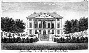 Gunnersbury House, der Sitz von Prinzessin Amelia von Unbekannt
