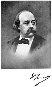Gustave Flaubert, französischer Romanautor, 19. Jahrhundert von Unbekannt