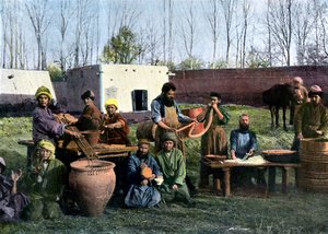 Darmverarbeitungswerke, Buchara, Usbekistan, ca. 1890 von Unbekannt