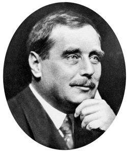 HG Wells, englischer Romanautor, Schriftsteller und populärer Historiker von Unbekannt