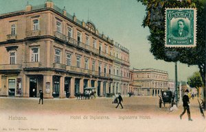 Habana. Hotel de Inglaterra. -Inglaterra Hotel, Kuba, ca. 1910er Jahre