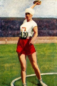 Halina Konopacka aus Polen, Weltmeisterin im Diskuswerfen, 1928
