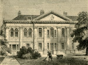Halle der Zimmermannsgesellschaft, ca. 1872