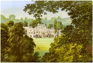 Hampton Court, Herefordshire, Heimat der Familie Arkwright, ca. 1880