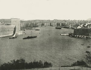 Hafenansicht, Marseille, Frankreich, 1895