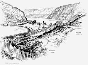 Harpers Ferry, West Virginia, um 1870