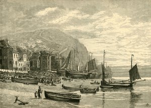 Hastings: Das Fischerviertel, 1898 von Unbekannt