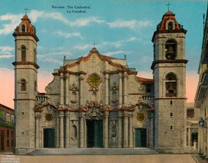 Kathedrale von Havanna, Kuba, ca. 1920